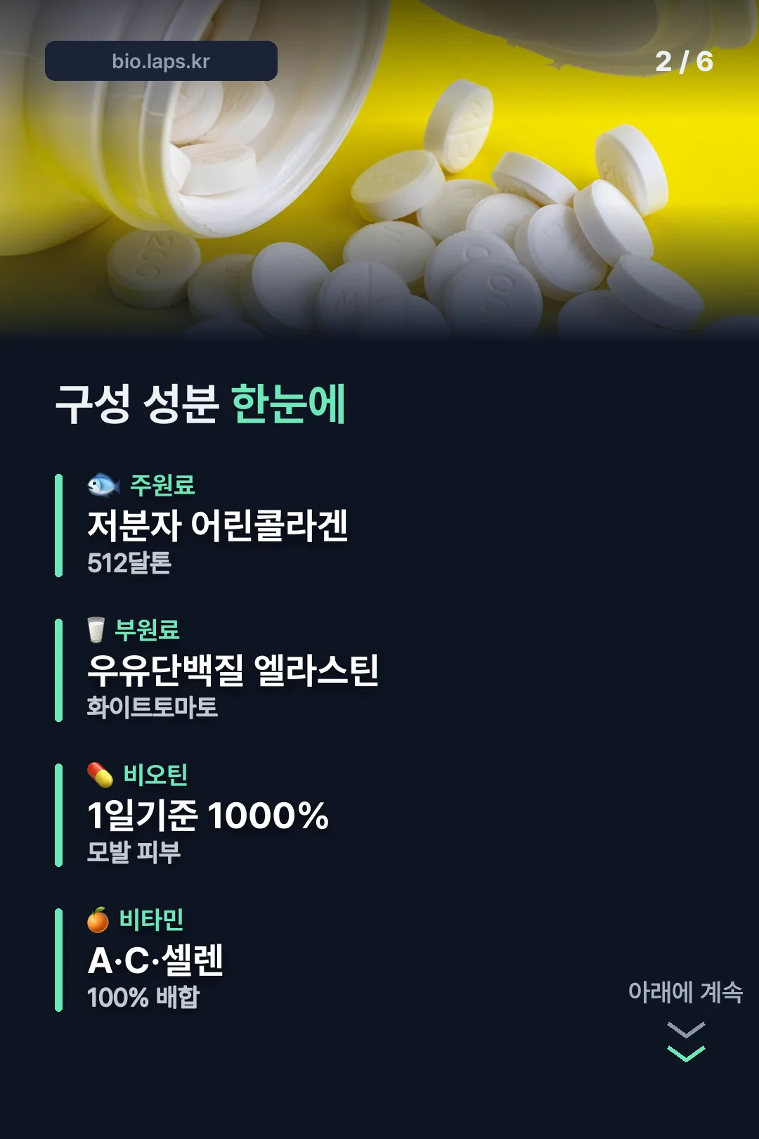 구성 성분 한눈에 보기