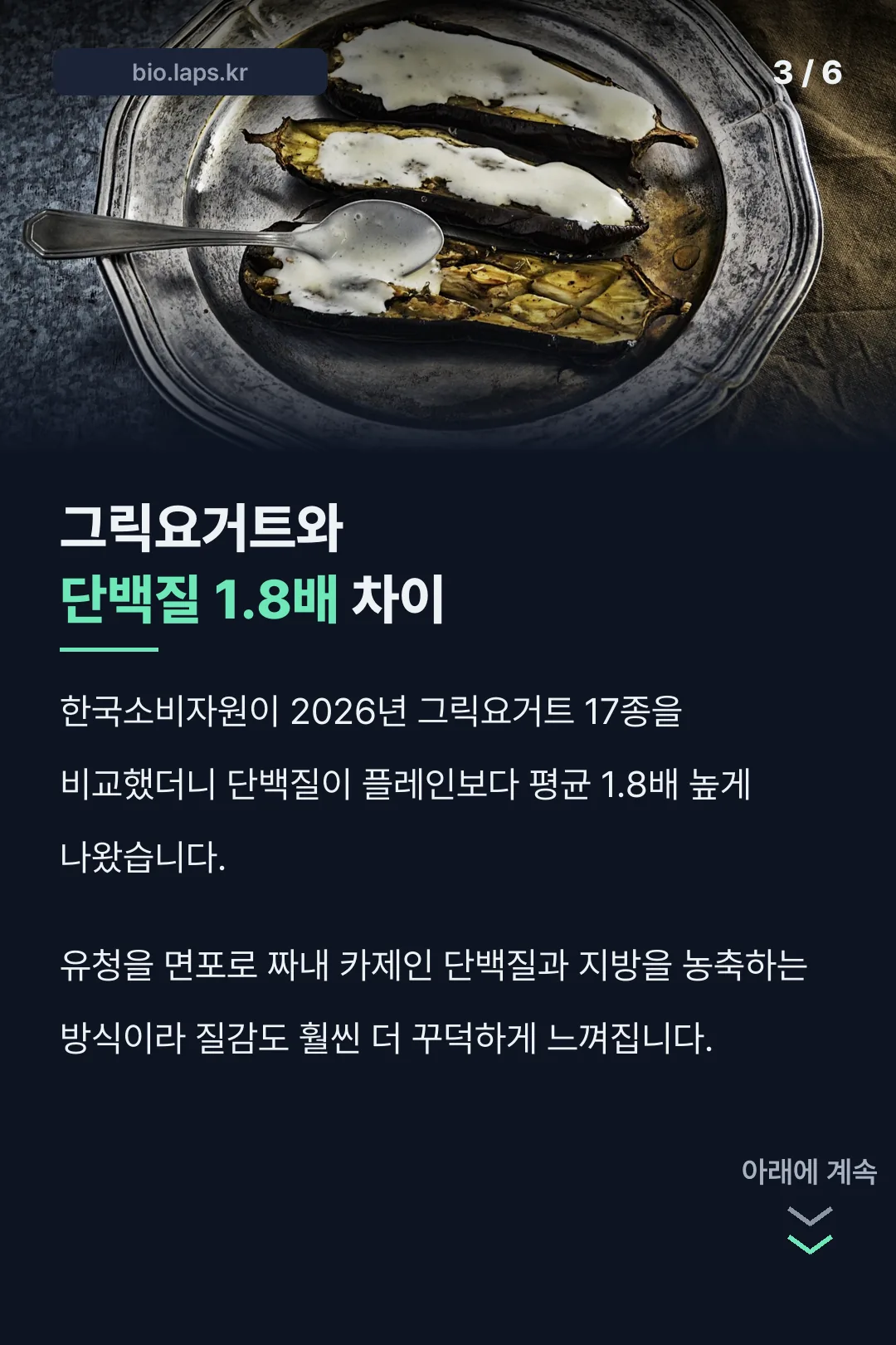 그릭요거트와 단백질 차이